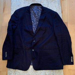 Lauren Ralph Lauren Men’s UltraFlex Classic-Fit Linen Sport Coat (50R, Navy)